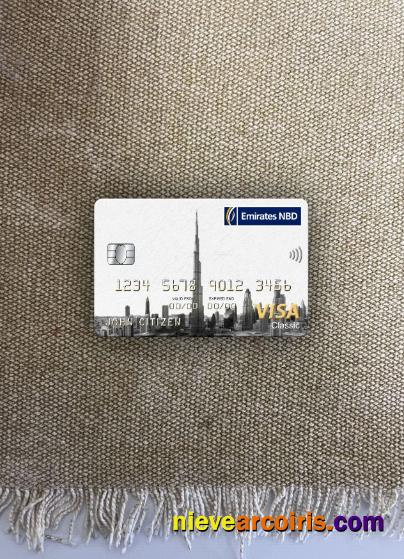 UAE Dubai Emirates NBD bank visa classic photolook